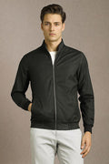 Men Casual Black Check Jacket